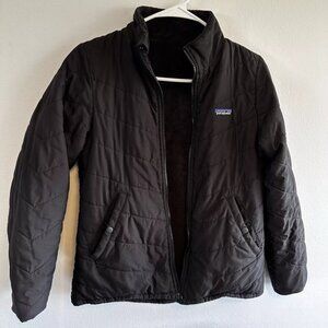 Patagonia Reversible Fleece Quilted Jacket Women Outdoor Outerwear Missing Zip
